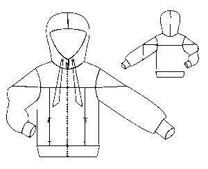 dessuadora amb cremallera personalitzada